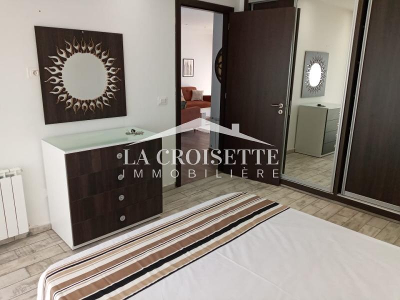 Rez-de-chaussée meublé S+2 avec jardin  à La Marsa